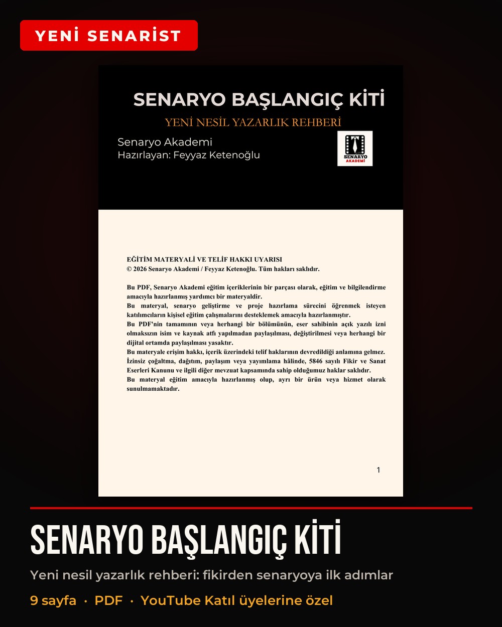 Senaryo Başlangıç Kiti kapağı